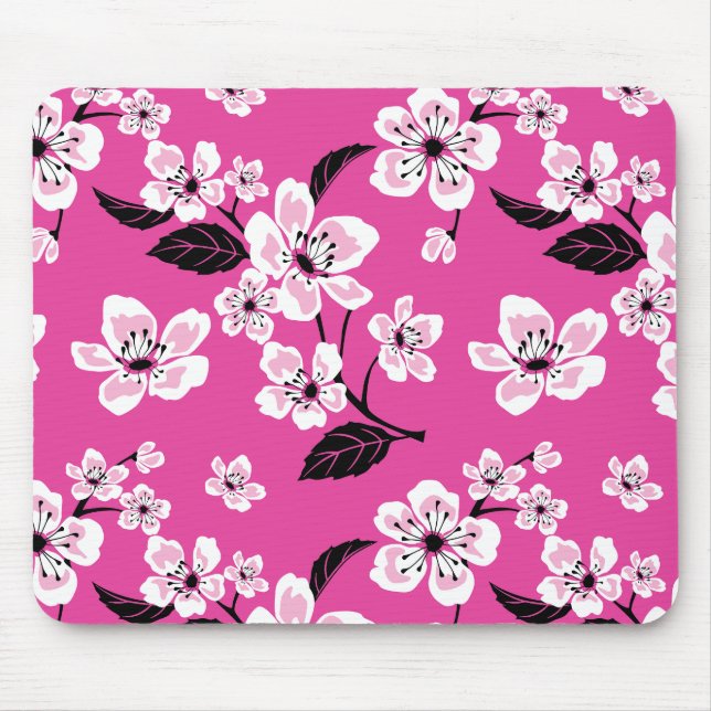 MOUSEPAD FLOR DE CEREJEIRA - SAKURA (ROSA) (Frente)