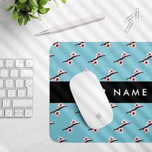 Mousepad Flor de Cerejeira, Sakura Rosa, Seu Nome
