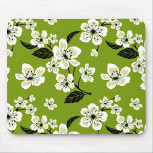 MOUSEPAD FLOR DE CEREJEIRA - SAKURA (VERDE MATCHA)
