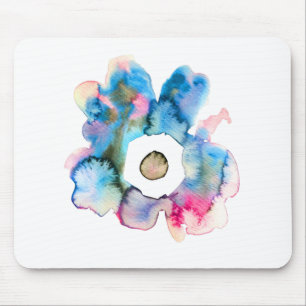 Mousepad Flor de cor variável moderna