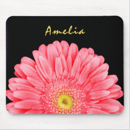 Mousepad Flor de Gerbera Rosa
