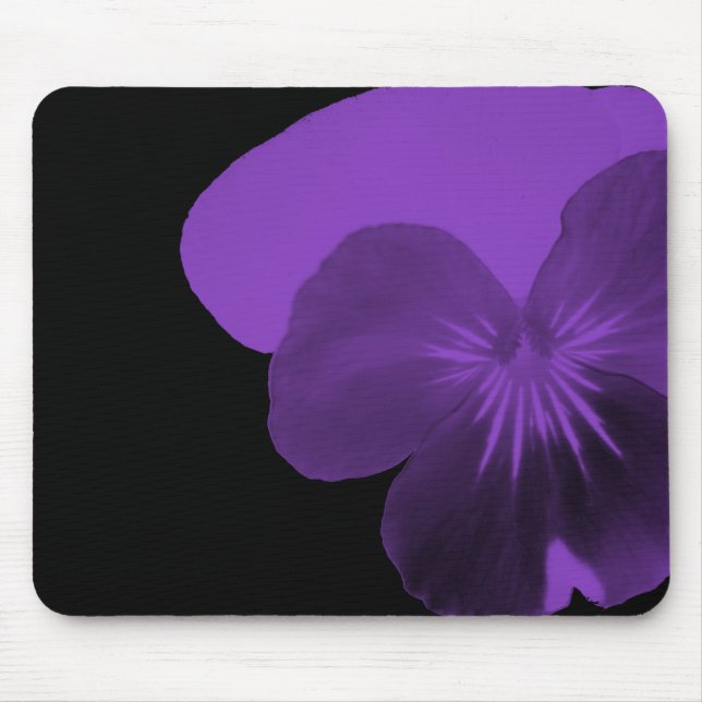 Mousepad Flor de Pansy Roxa (Frente)