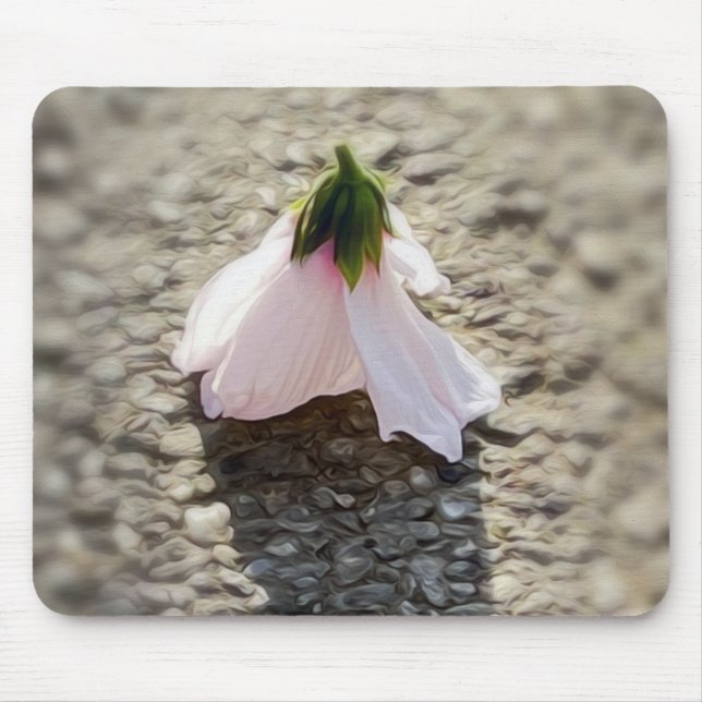 Mousepad Flor de peão de xadrez (Frente)