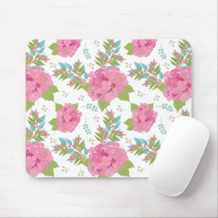 Mousepad Flor de Rosa Botânica Floral Florescimento Folhas