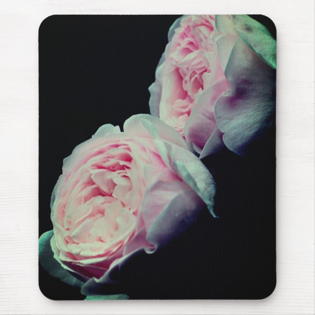 Mousepad Flor de Rosas Rosa Dupla (Frente)