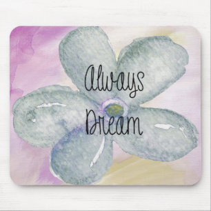 Mousepad Flor de Sonda de Cor Azul