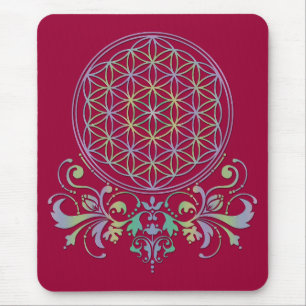 Mousepad Flor de Vida / Blume des Lebens - Ornamentos II