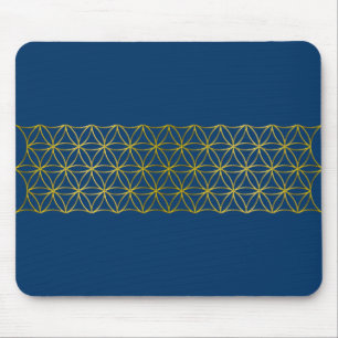 Mousepad Flor de Vida / Blume des Lebens - Ouro de fronteir