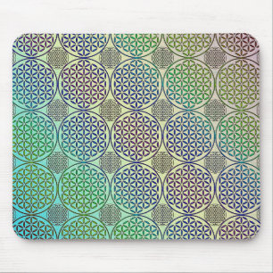 Mousepad Flor de Vida - padrão de granulação do selo 2