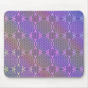 Mousepad Flor de Vida - padrão de granulação do selo 3