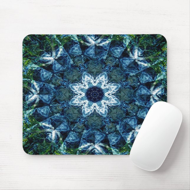 Mousepad Flor do mar florescente... (Com mouse)