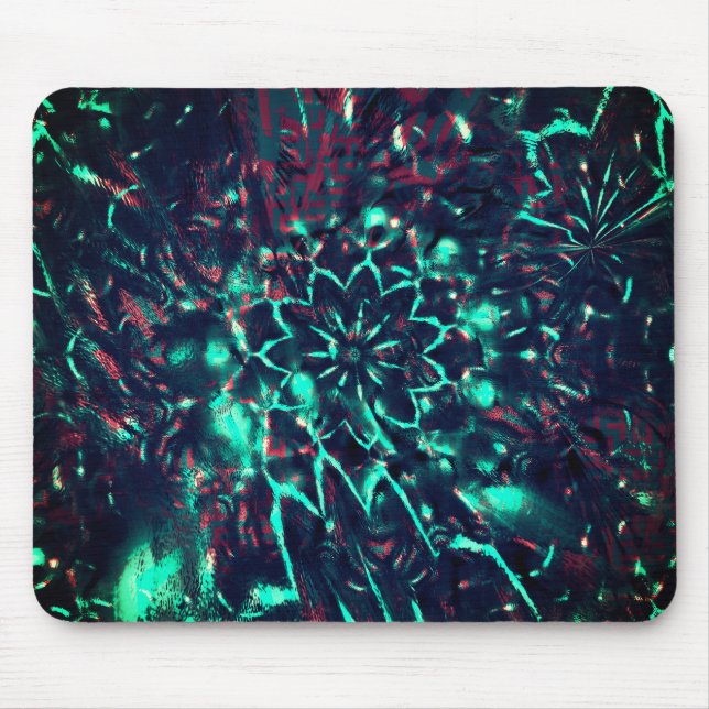 Mousepad Flor estranha perdida na floresta de escombros (Frente)
