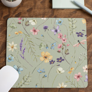 Mousepad Flor Floral Flor Silvestre Elegante