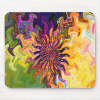 Mousepad Flor Fractal Abstrato
