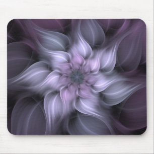 Mousepad Flor Fractal Roxo