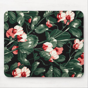 Mousepad Flor Gótico Padrão Estético Transparente Flor