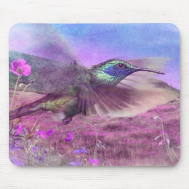 MOUSEPAD FLOR HUMMINGBIRD PARA FLOR (Frente)