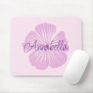 Mousepad Flor Lavatera Rosa