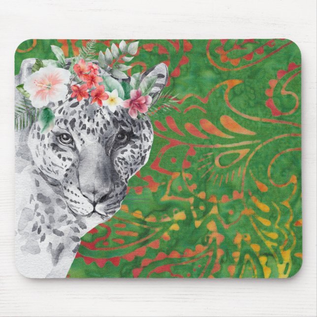 Mousepad Flor Leopardo Selva Batik (Frente)