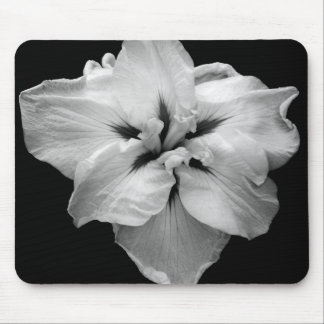 Mousepad Flor Preto e Branco