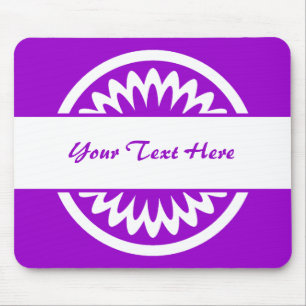 Mousepad Flor redonda - Roxo