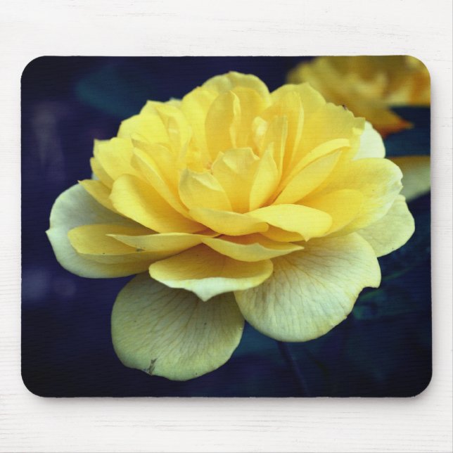 Mousepad Flor Rosa Amarelo (Frente)