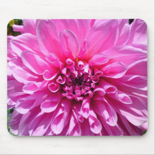 Mousepad Flor Roxo Rosa Dahlia