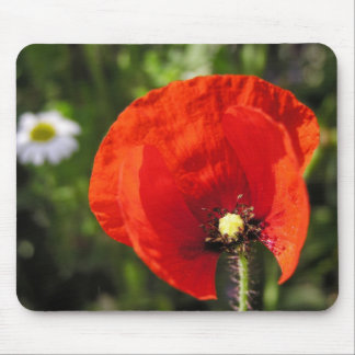 Mousepad Flor Vermelho