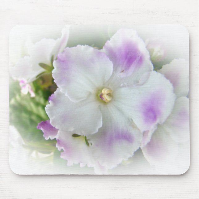 Mousepad Flor violeta africana (Frente)
