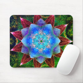 Mousepad Flor virtual avermelhada ou rústica