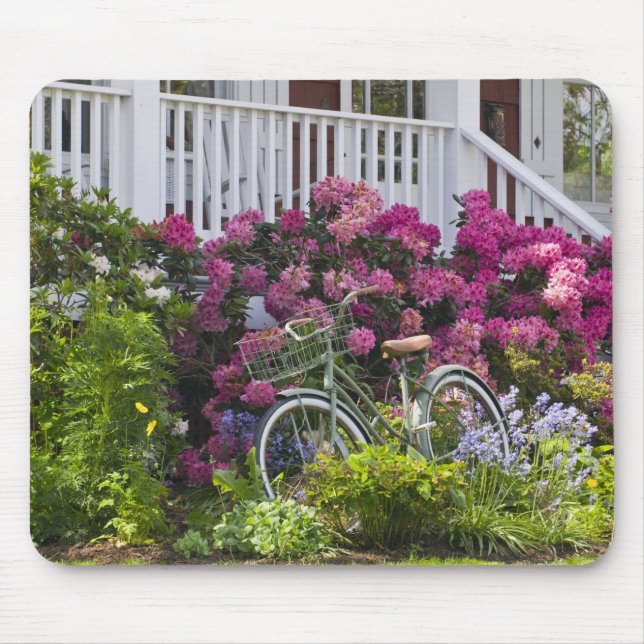 Mousepad Floração de primavera espetacular, antiquado capri (Frente)