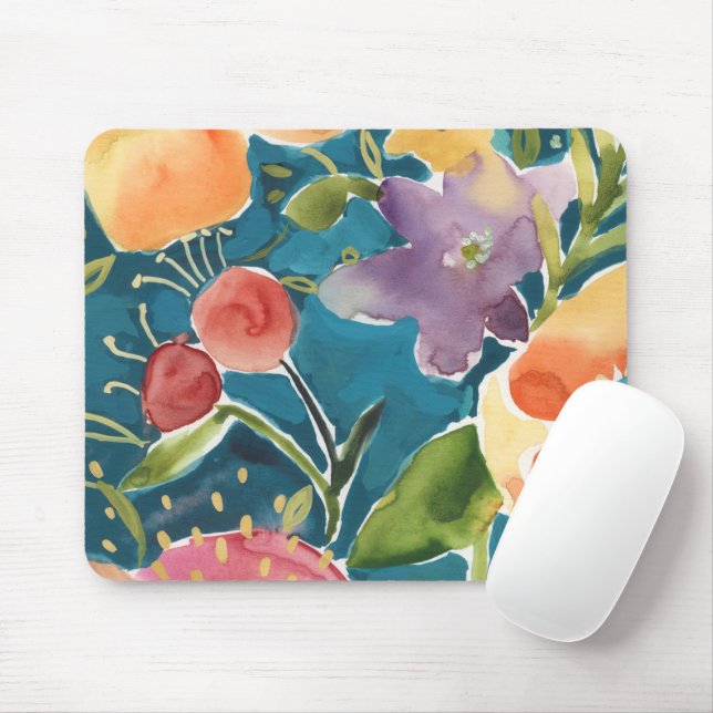Mousepad Florais Abundantes I (Com mouse)