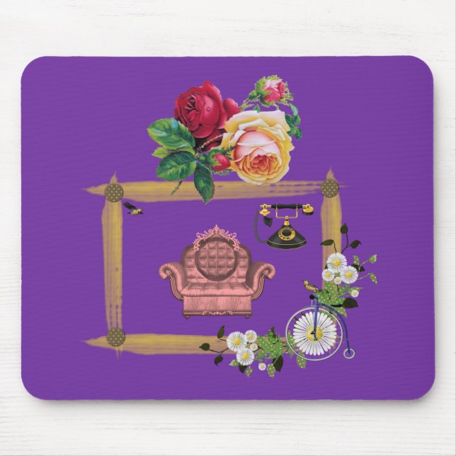 Mousepad Floral (Frente)