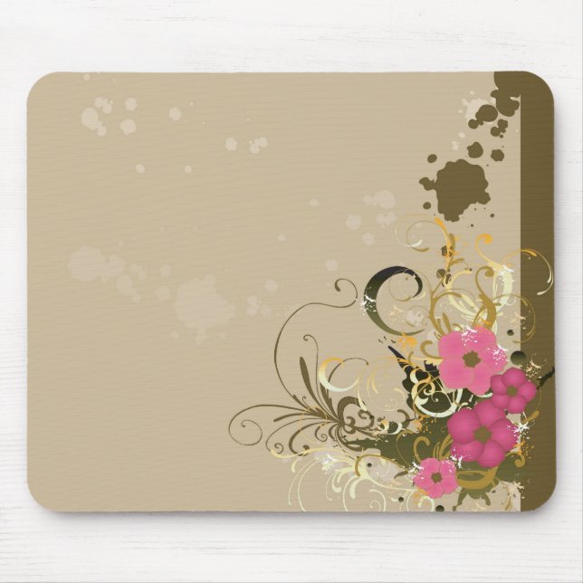 Mousepad floral (Frente)