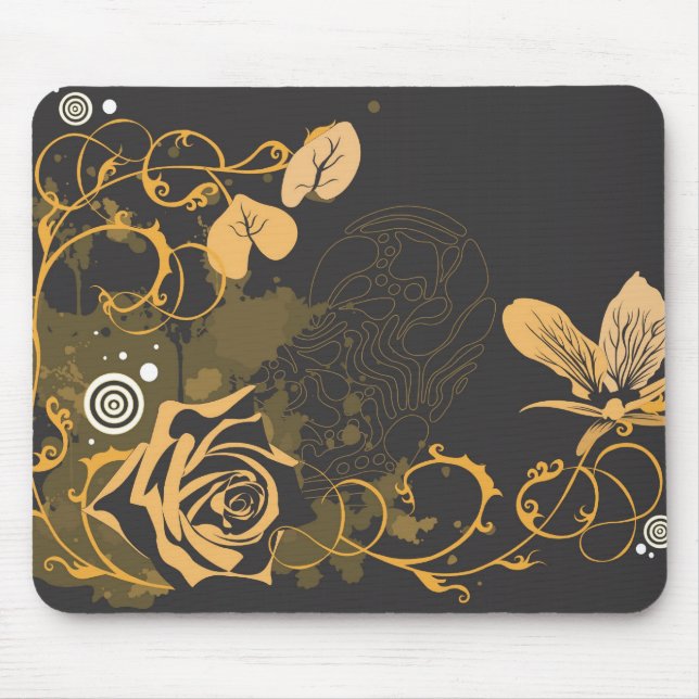 Mousepad floral (Frente)