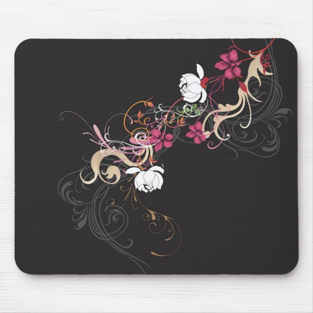 Mousepad floral (Frente)