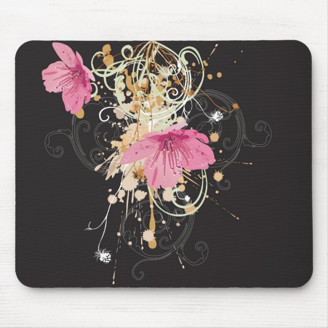 Mousepad floral (Frente)