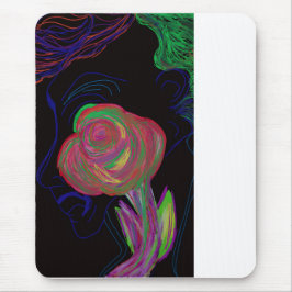 Mousepad Floral Africano Brilhantemente Colorido