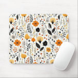 Mousepad Floral Botânico do outono Moderno<br><div class="desc">Padrão de Boho Botânico de outono Moderno</div>