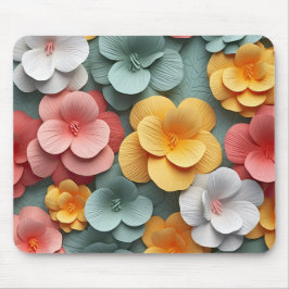 Mousepad Floral Brilhante 3D