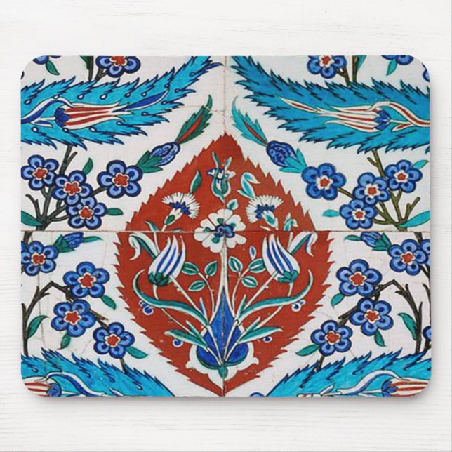 Mousepad Floral Cerâmico Turco (Frente)