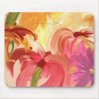 Mousepad floral colorido