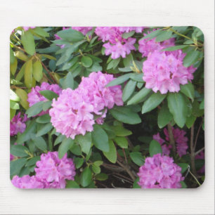 Mousepad floral cor-de-rosa