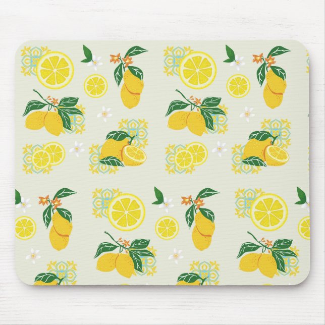 Mousepad Floral de Limão (Frente)