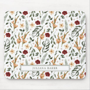 Mousepad Floral Delicado Personalizado