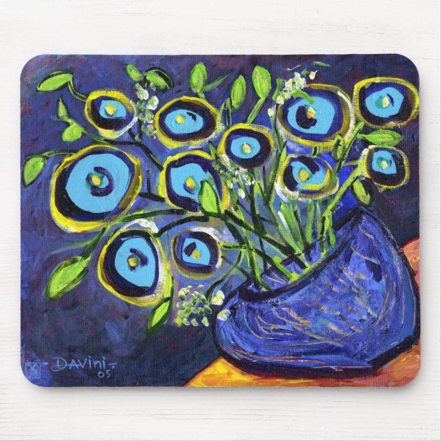 mousepad floral do abstrato 17 (Frente)