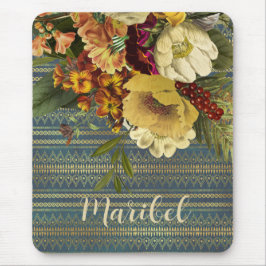 Mousepad Floral Escuro Personalizado