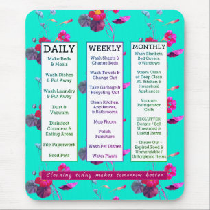 Mousepad Floral feminino da programação & da afirmação