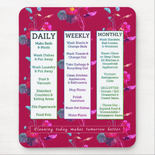 Mousepad Floral feminino da programação & da afirmação 