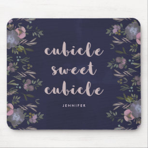 Mousepad Floral fumarento doce do compartimento   do
